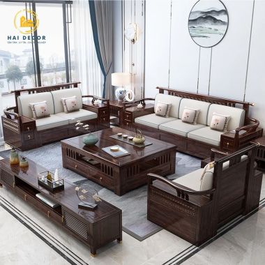 Sofa gỗ phòng lãnh đạo doanh nghiệp tinh tế SFVP 003