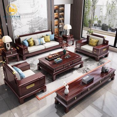 Sofa gỗ phòng lãnh đạo doanh nghiệp tinh tế SFVP 003
