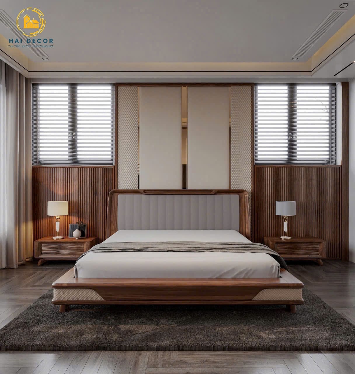 Giường ngủ thiết kế thấp