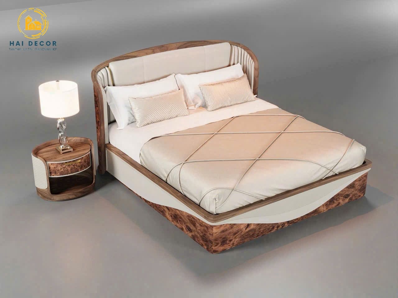 Giường ngủ thiết kế thấp