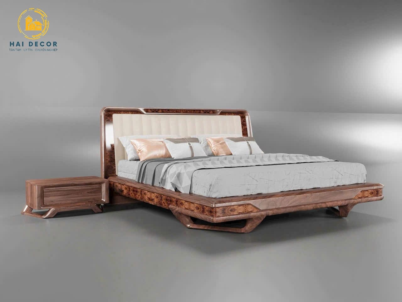 Giường ngủ thiết kế thấp