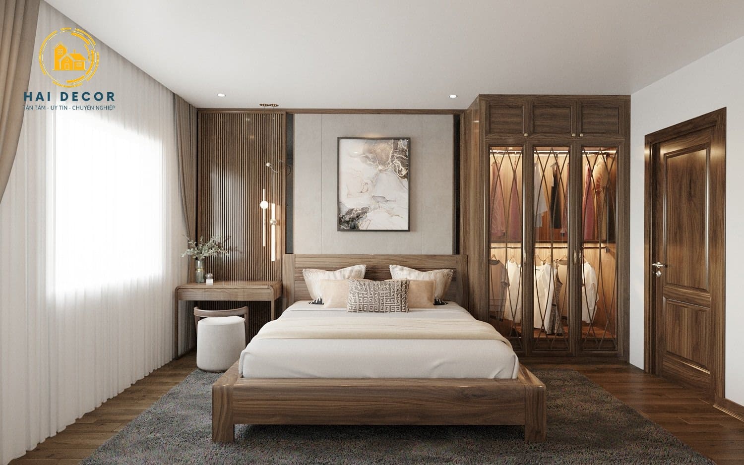 Tủ quần áo cho phòng ngủ nhỏ