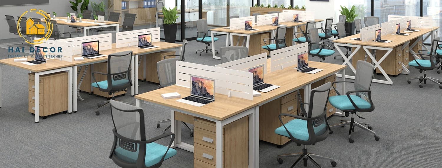 Bàn ghế văn phòng hiện đại 