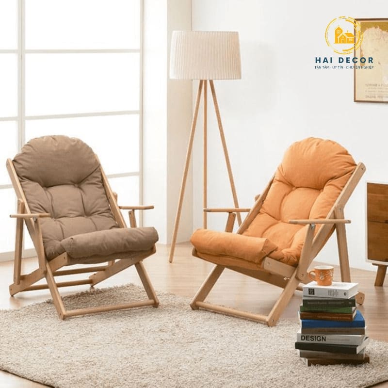  Ghế gỗ tựa lưng thoải mái 