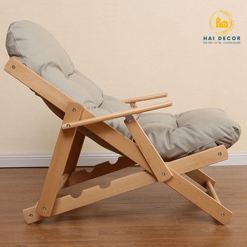  Ghế gỗ tựa lưng thoải mái 