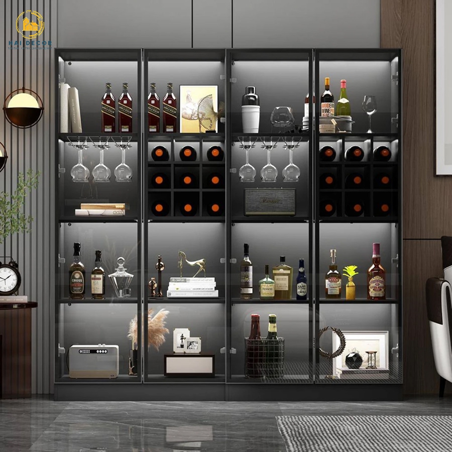 Tủ trưng bày rượu đẹp