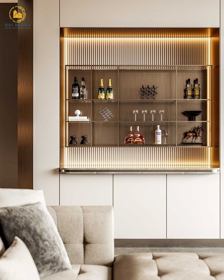 Tủ trưng bày rượu đẹp