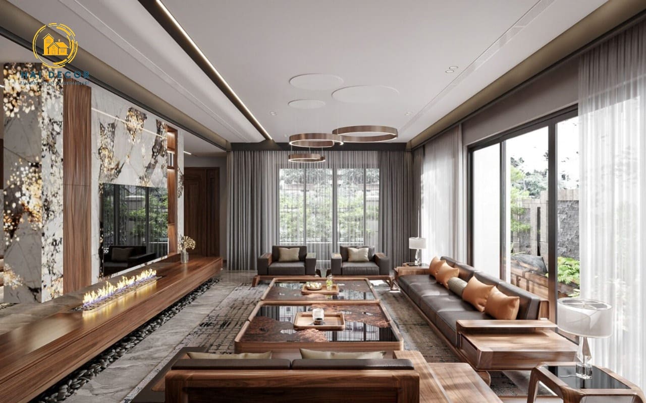 thiết kế nội thất nhà phố hiện đại 