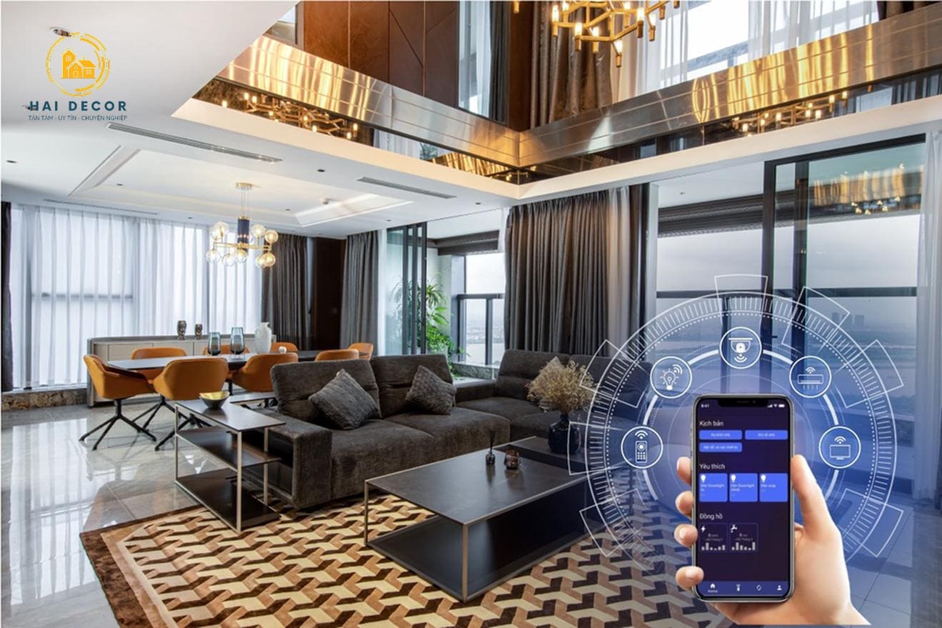 thiết kế nội thất nhà phố hiện đại 