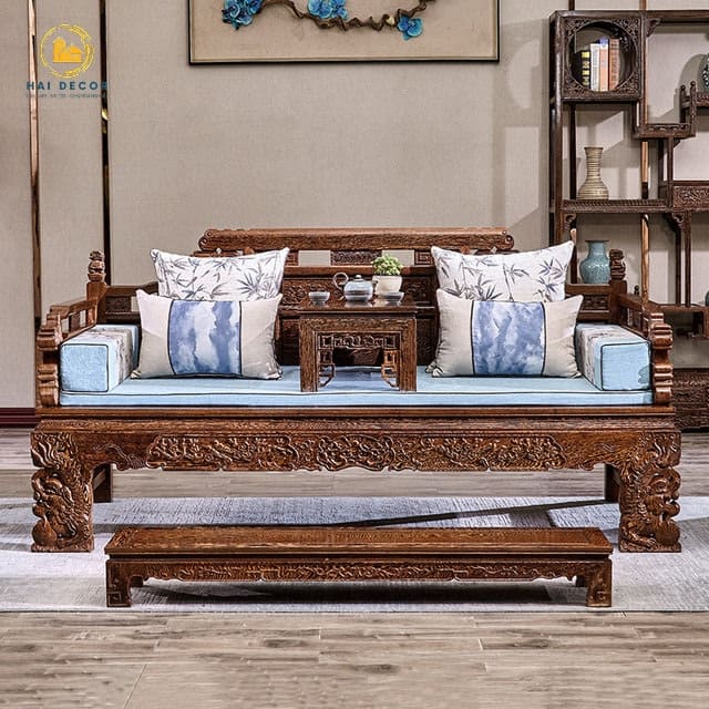 Giường la hán giả cổ: Ý nghĩa phong thủy và cách chọn chuẩn 