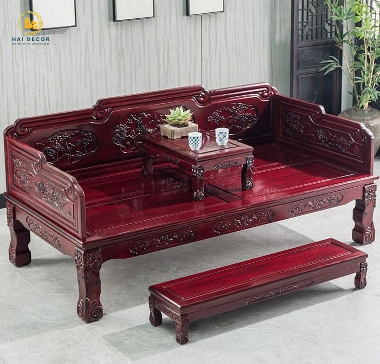 Giường la hán giả cổ: Ý nghĩa phong thủy và cách chọn chuẩn 