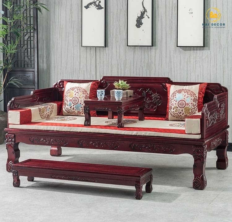 Giường la hán giả cổ: Ý nghĩa phong thủy và cách chọn chuẩn 