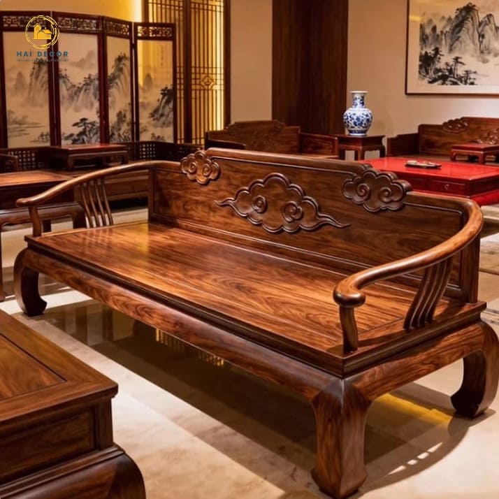 Giường la hán giả cổ: Ý nghĩa phong thủy và cách chọn chuẩn 