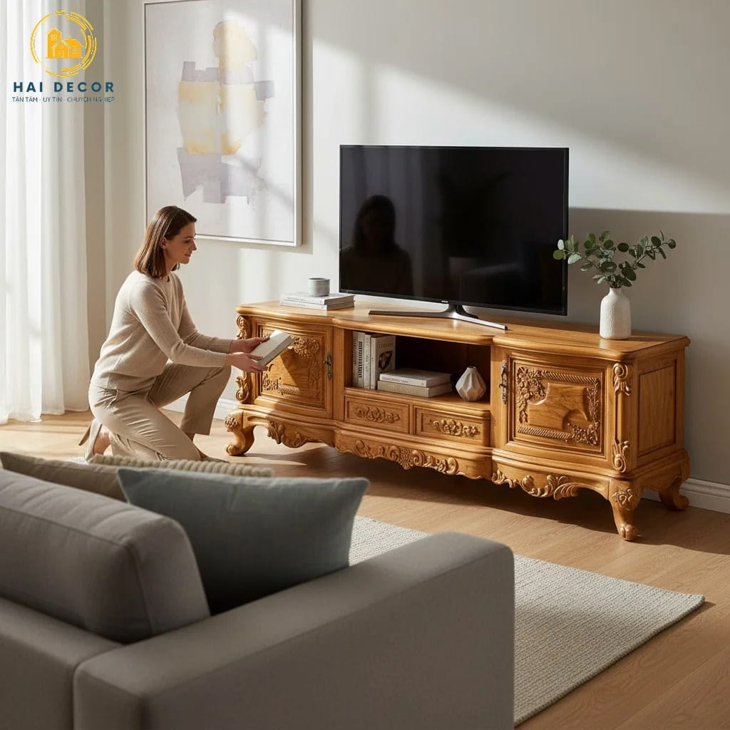 Kệ trang trí giả cổ