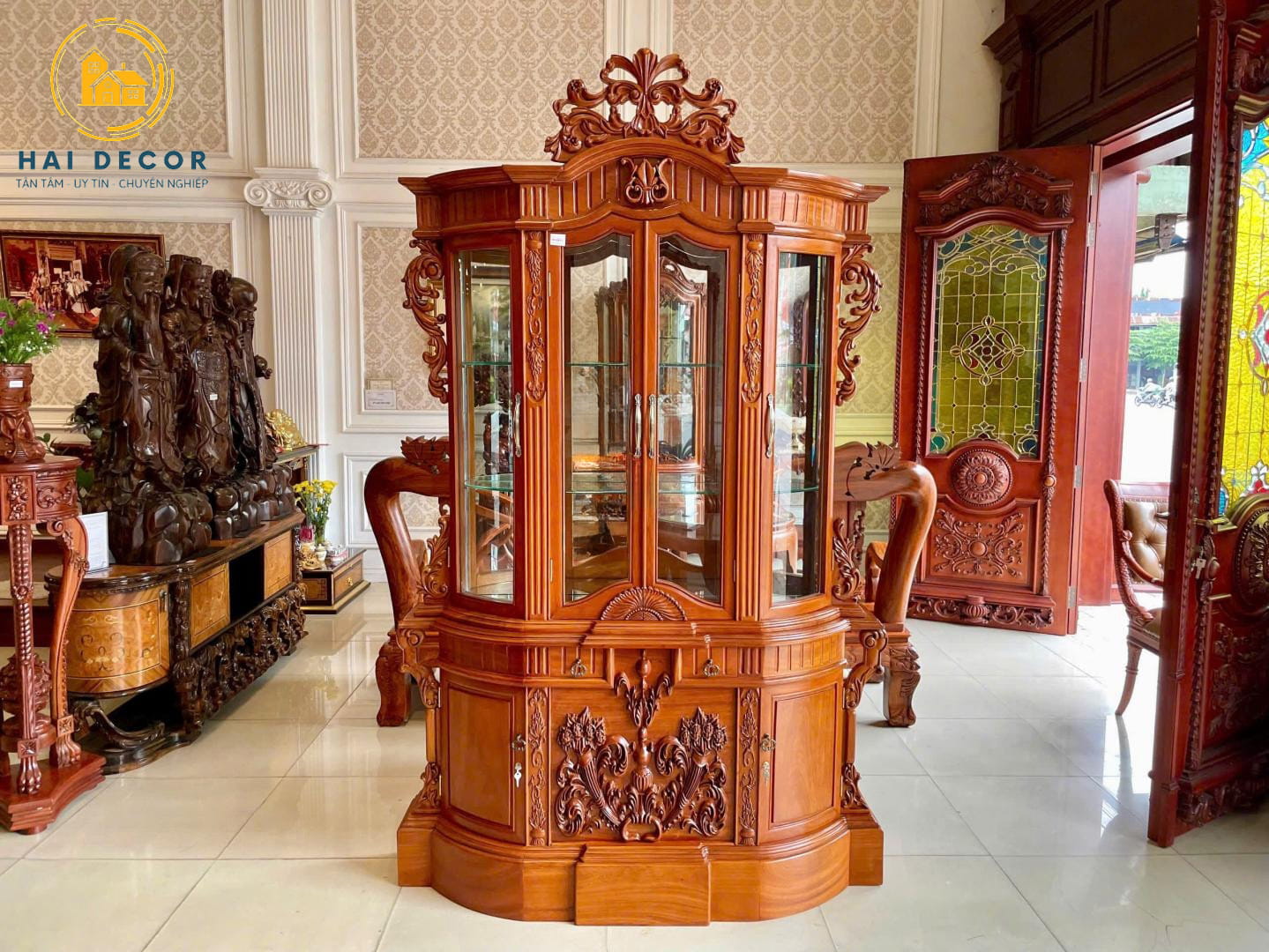 Kệ trang trí giả cổ