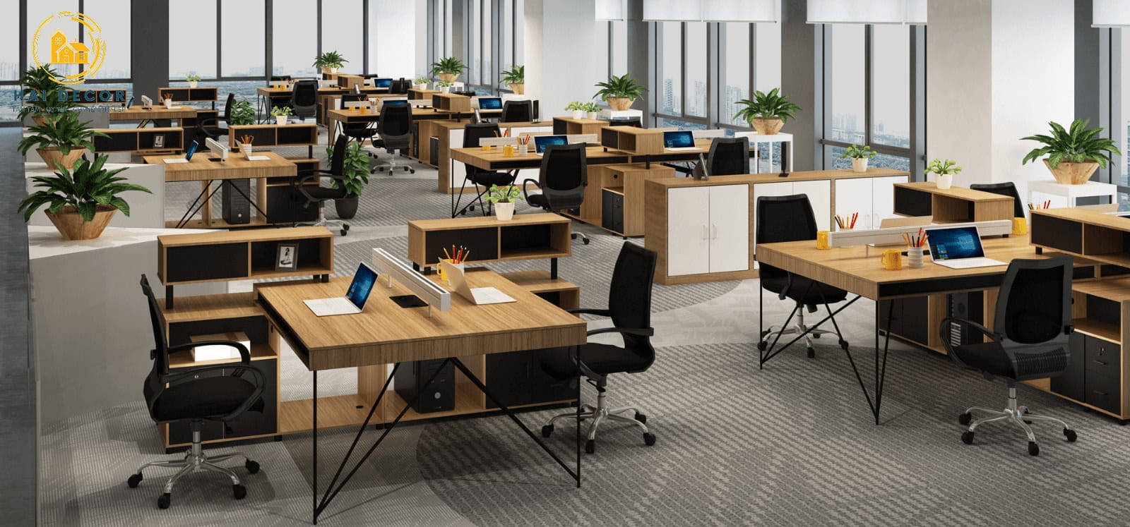 Thi công nội thất văn phòng 