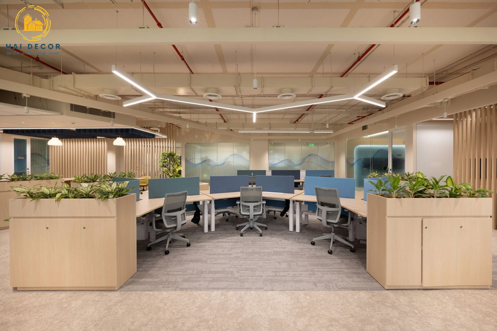Thi công nội thất văn phòng 