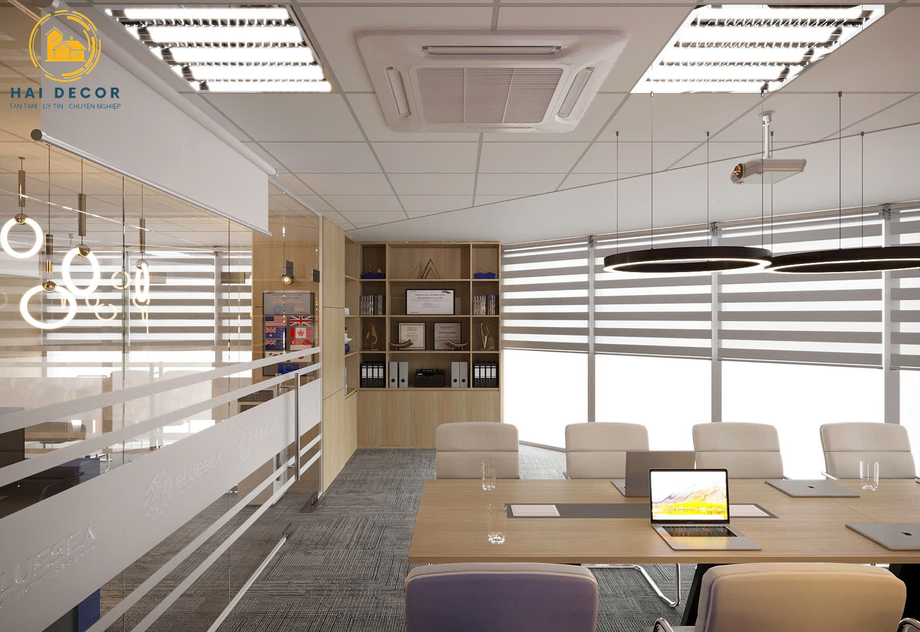 Thi công nội thất văn phòng