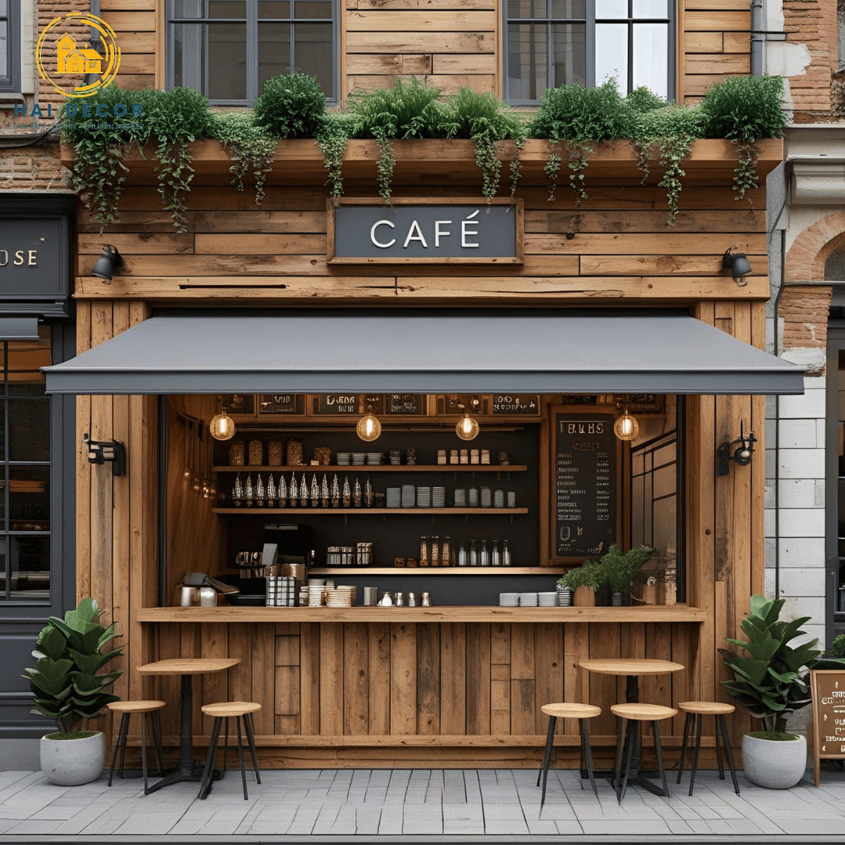 trang trí quán cafe