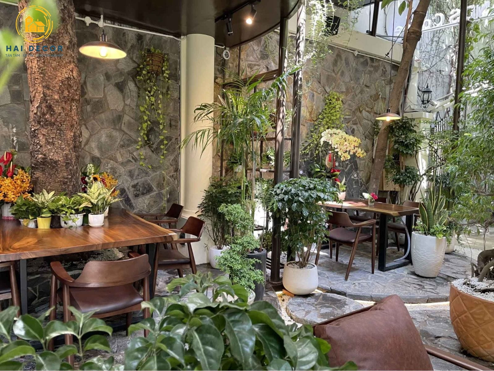 trang trí quán cafe