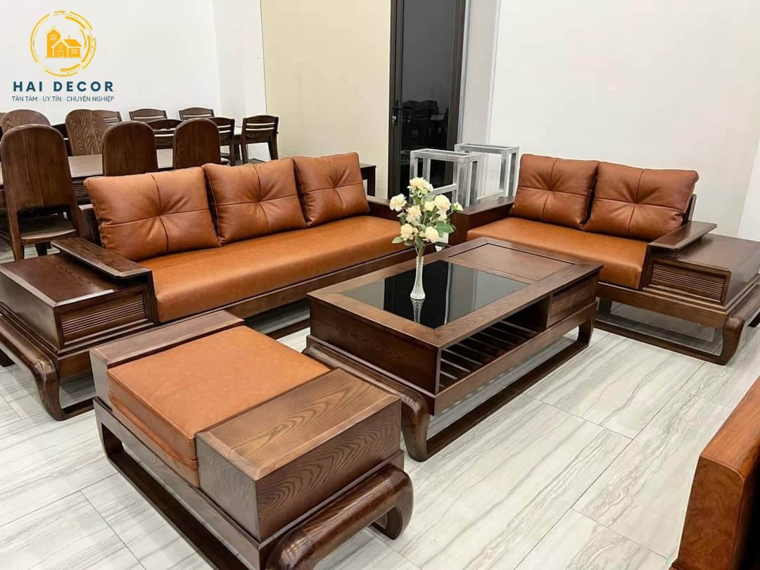 Sofa gỗ tự nhiên