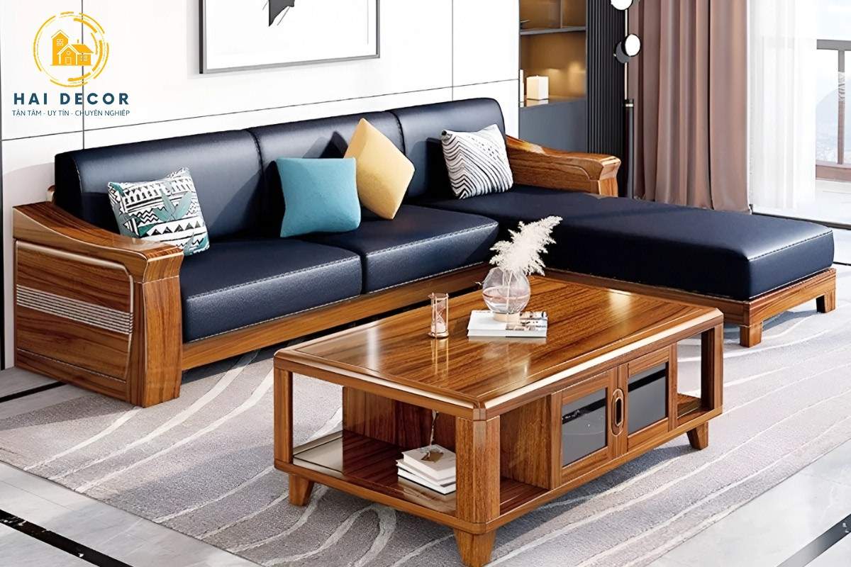 Sofa gỗ tự nhiên