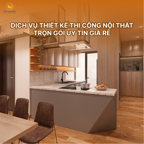 Dịch vụ thiết kế thi công nội thất trọn gói uy tín giá rẻ