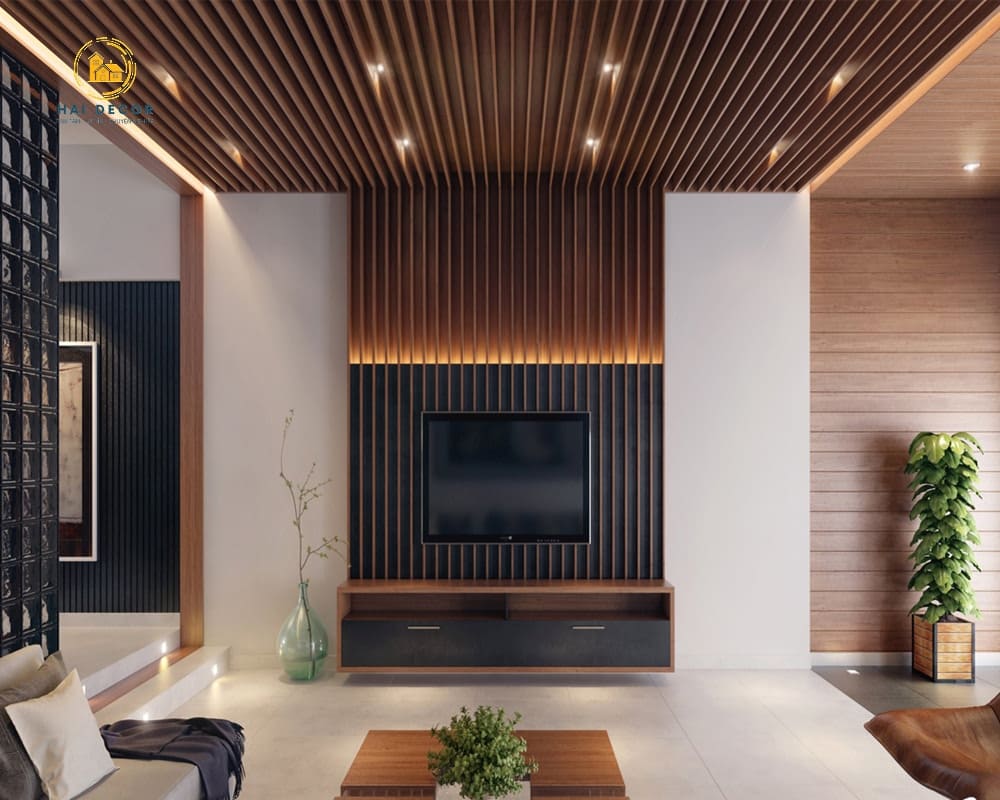 phòng khách không gian mở