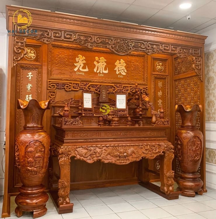 thiết kế phòng thờ gia tiên