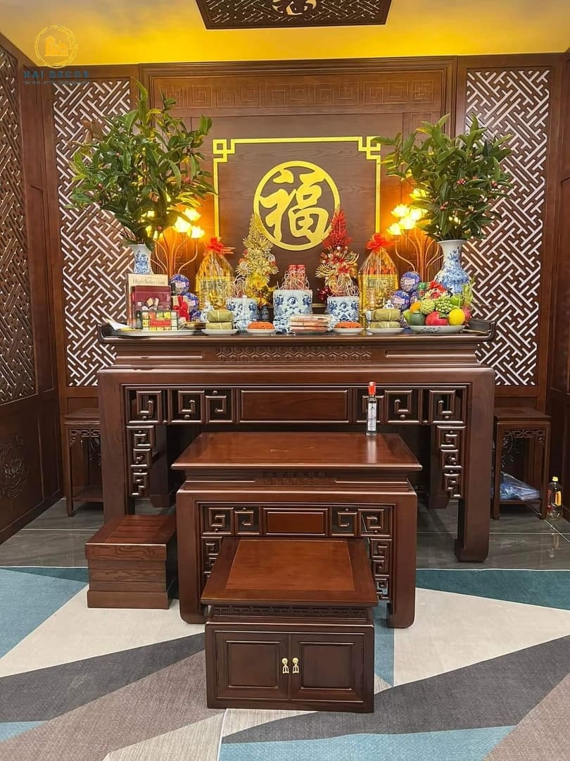 thiết kế phòng thờ gia tiên